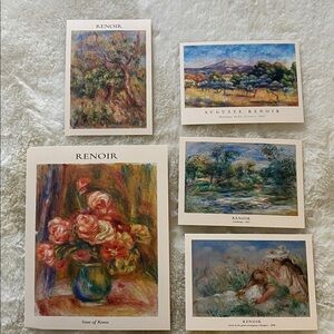 Renoir 5 Small Wall Art prints unframed